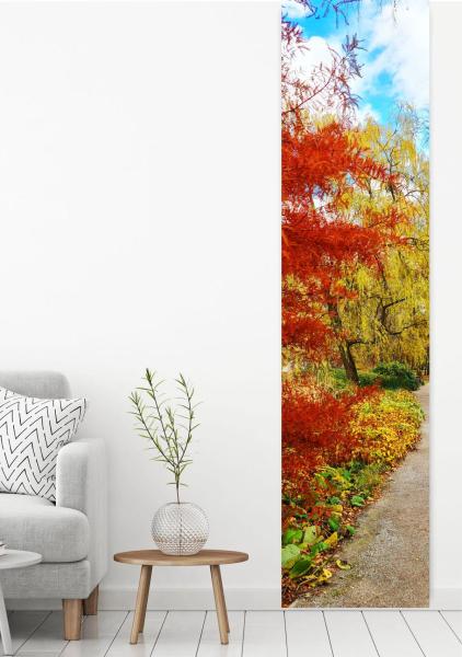 Herbstfarbenerlebnis, Flächenvorhang Einzel